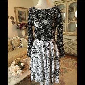 LuLaRoe NWT Georgia peplum tiered dress size XL